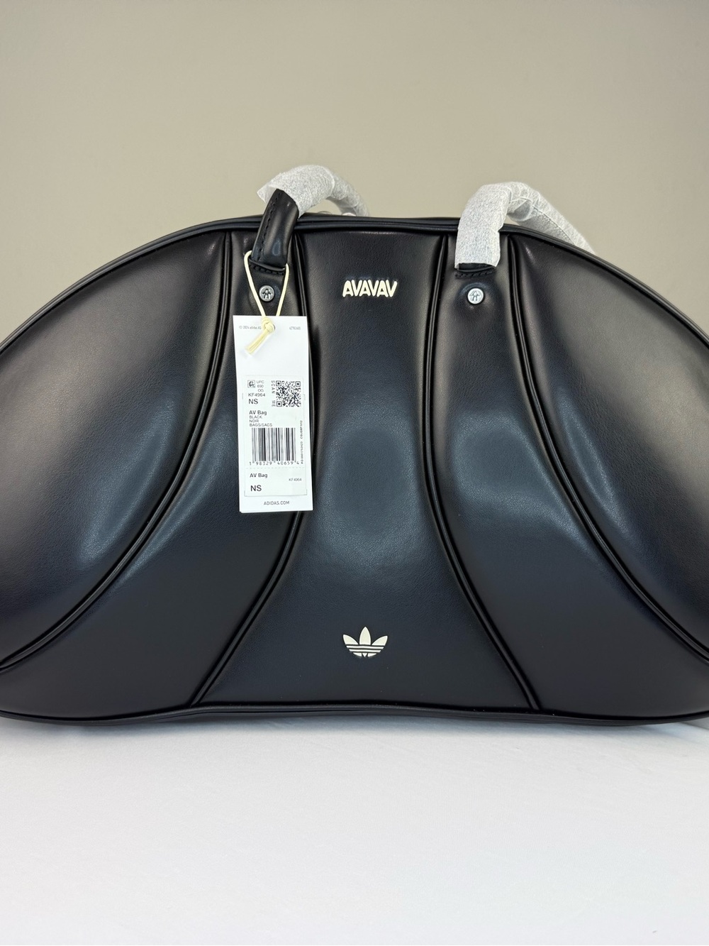 adidas x AVAVAV Sculpted Bag Black Duffel Tote Shoulder Bag NWT Dustbag KF4964